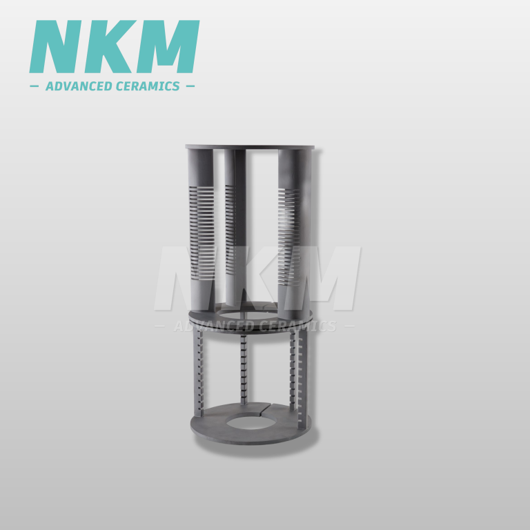 Reaction Sintered Silicon Carbide (SiC) Horizontal Wafer Boat