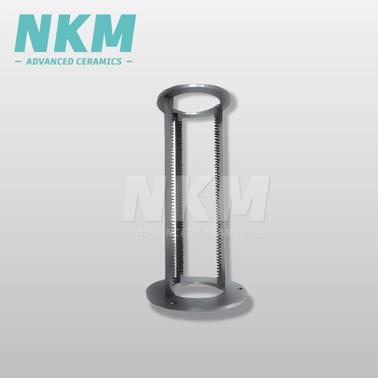 Vertical-column Silicon Carbide (SiC) Wafer Boat